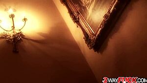 Seductive milf Kaia Kane drains cocks in 3some blowjobs! 🔥💦🍆