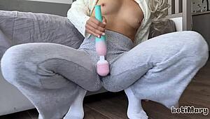 Skinny teen in leggings hits squirting orgasm peaks you won't believe this compilation