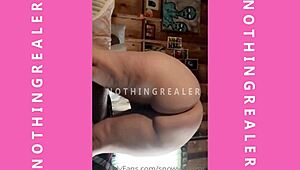 pretty thick chubby bunny shakes her massive ass in tight bunny suit