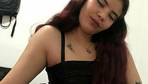 skinny latina teen sneaks into stepbro bed deepthroats his huge cock