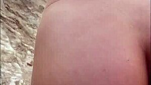 imagine fucking this skinny blonde slut on hiking trail pov