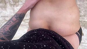 imagine fucking this skinny blonde slut on hiking trail pov