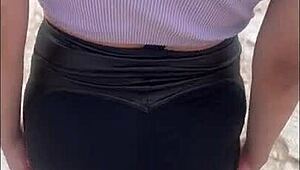 imagine fucking this skinny blonde slut on hiking trail pov