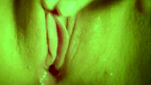 19yo teen stretches tight asshole wide with massive anal toy