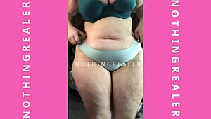 pretty thick chubby bunny shakes her massive ass in tight bunny suit