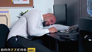 GIA MILANA'S Big Ebony Tits Bounce Wild in Office Interracial Romp with JMac