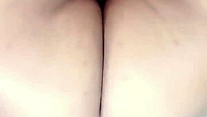 big tits bodybuilder sis fingers pussy after workout then i fuck her hard