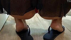 SAFADA BIANC NALDY CRAVES TWO STUDS POUNDING HER BRAZILIAN HOLES IN ORGY!