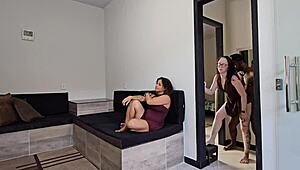 conversa mãe-filha interrompida... padrasto rasga roupa e fode anal com pauzão bbc! 🔥🍑👅