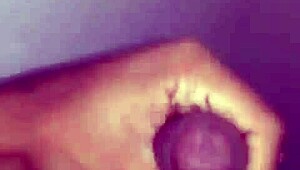 hey skinny brazilian dude shavin then jerkin his huge bbc to porn in bathroom 😏🍆💦