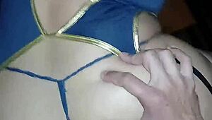 Curvy Latina Flight Attendant Linda's Big Ass Fucked Hard and Creampied Hidden