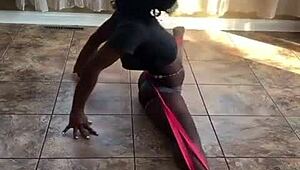 How flexible can she get before you beg to fuck her?