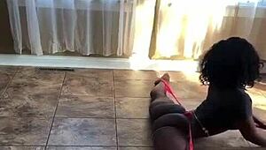 How flexible can she get before you beg to fuck her?