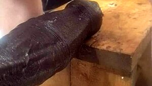 Huge Hankeys Dildos Pound Relentlessly on Fucking Machine