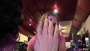 blonde milf use toys dildos fingering lick hairy pussy cum