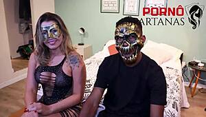 Agatha, the hottest Brazilian wife, gets FUCKED by her cuckold's gift from Chris