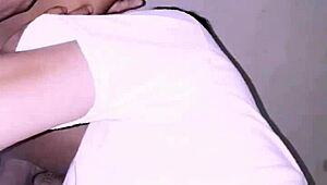 Girlfriend bends over homemade licks pussy before taking cock doggystyle orgasm