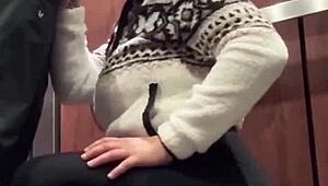 Dude that bar night got us so horny for elevator public fucking