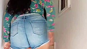 Stepmom sneaks hard fuck with stepson while dad’s gone