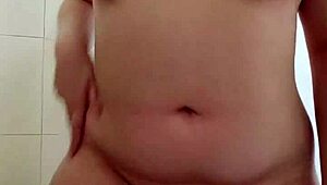 Ever wonder how nicole's plump chubby ass and soft tits look wet in the shower?