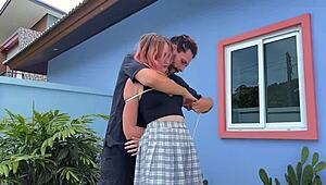 Ever wonder how dirty her outdoor socks feel under my caressing fingers?