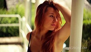 amazing 18+ teen plays with her legs so teasingly