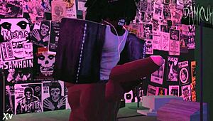 wanna watch dami stroke monster cock in the club?