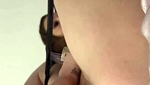 Brunette unleashes massive squirts soaking everything around her