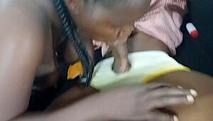 Girlfriend's Loving Valentine's Visit in Lagos