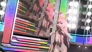 megurine luka vocaloid full nude bunny costume project diva mod