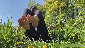 i take hot milf deep in forest she cums hard on my cock outdoors