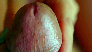 desi couple, watch cock rub shaved pussy closeup till creampie orgasm?