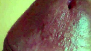 desi couple, watch cock rub shaved pussy closeup till creampie orgasm?