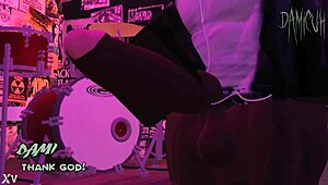 wanna watch dami stroke monster cock in the club?