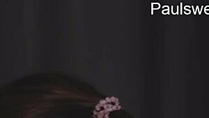 Pigtails Mistress Ball-Kicks Then Strapon Fucks