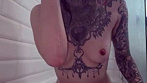 uhh in the shower my big juicy pussy lips get so wet and slutty i can't help it...