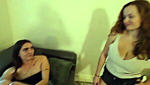 ever wonder what happens when goth girlfriend and redhead stepmom join for dirty threesome surprise?