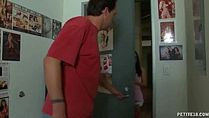 what if teen babe pays her lesson with tight pussy and sloppy blowjob?