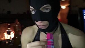 French Masked Swinger Wife Joins Wild Interracial Group Threesome Party!