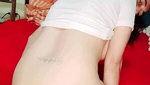 Shoving This Huge Dildo Deep Into My Throbbing Vagina!