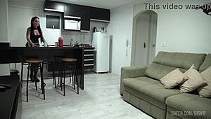 Elisa Sanches Hired as Maid Flashes Big Tits Before Monster Cock Pounding