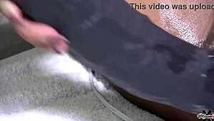 Fuck Machine Makes Maxine Squirt Hard to Massive Orgasm!