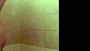 Small Tits Latina Dances Naked in Shower Fingering Her Hairy Beaver