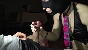 French Masked Swinger Wife Joins Wild Interracial Group Threesome Party!