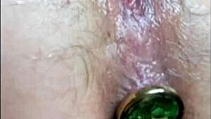 imagine gaping that huge anal hole while she squirts and dirty talks