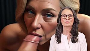 A French mom and her stepson share a lively soccer game in this AI story