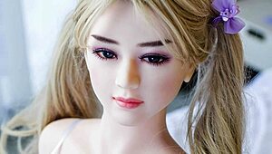 blonde 18+ teen sexdoll with big tits bends for tight ass anal