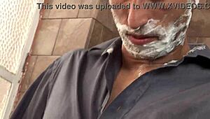 romana takes cock deep in shower doggystyle and creampie finish