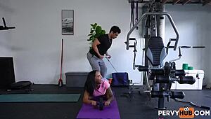 kona jade sweats through intense sex workout with zane walker