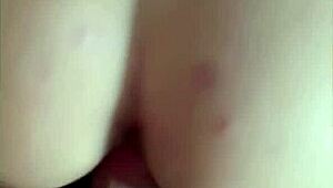 she plays with her pussy flashing it outside then takes raw creampie from stranger